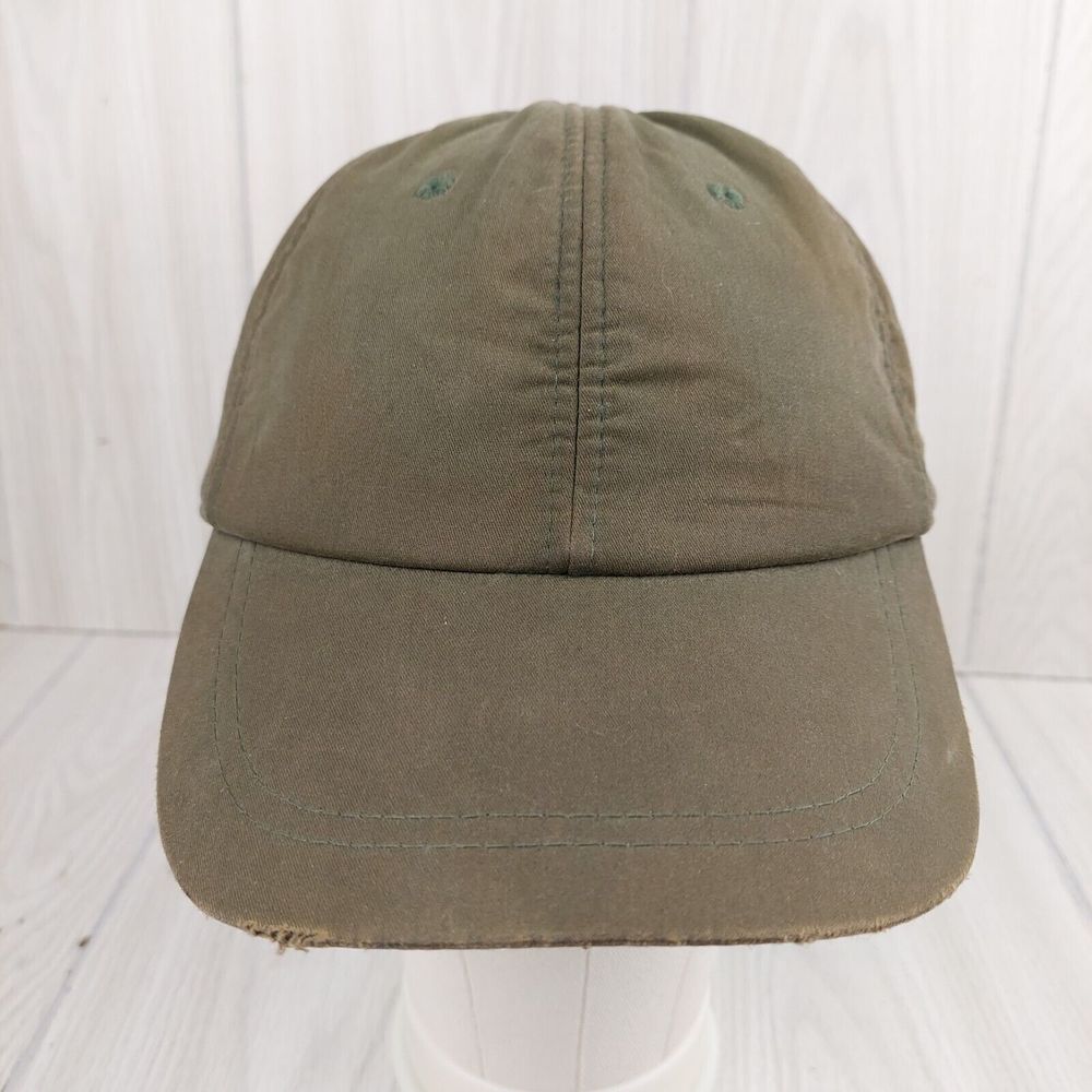 Vintage Structure Ear Flap Hat Cap Hunting‎ Fleece Lined S/M Green Adjustable